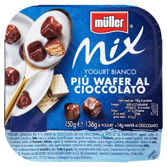 MULLER MIX WAFER CIOCC.150GR  