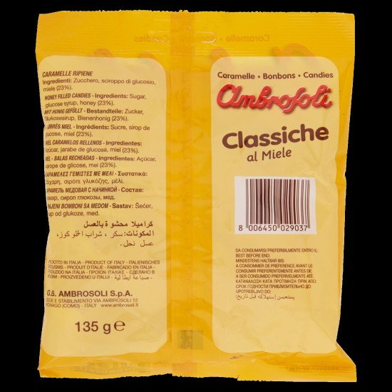 AMBROSOLI CARAMELLE MIELE 135 GR