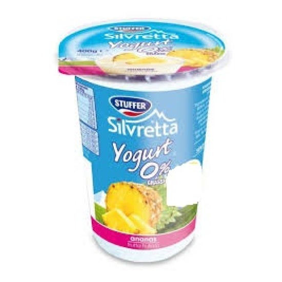 SILVRET.YOGURT 400 0%-ANANAS FL.