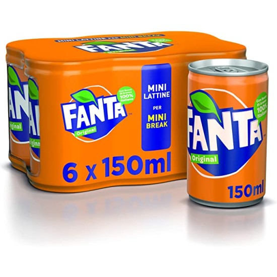 FANTA ORIGINAL MINILATTINE CONFEZIONE 6 DA 15 CL