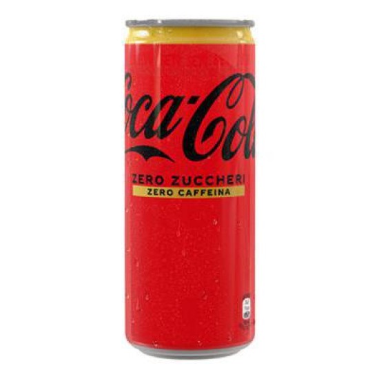 COCA COLA SENZA CALORIE ZERO LATTINA 33 CL