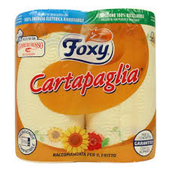 FOXY CARTA PAGLIA 2 ROTOLI