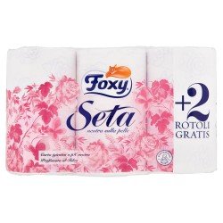 FOXY CARTA IGIENICA SETA MAXIROTOLI 4+2 FOXY CARTA IGIENICA SETA MAXIROTOLI 4+2