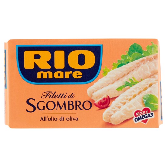 RIO MARE FILETTI SGOMBRO OLIO D'OLIVA 125 GR