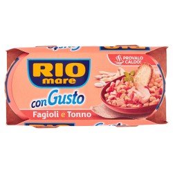 RIO MARE CON GUSTO FAGIOLI CONFEZIONE DA 2 PER 160 GR RIO MARE CON GUSTO FAGIOLI CONFEZIONE DA 2 PER 160 GR