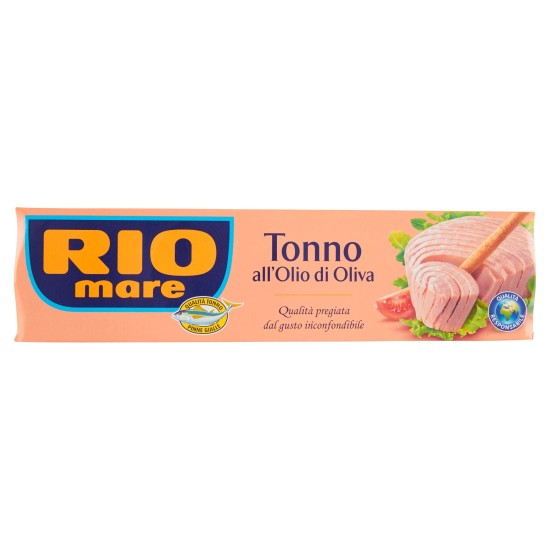 RIO MARE TONNO OLIO D'OLIVA CONFEZIONE DA 4 PER 