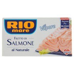 RIO MARE FILETTI SALMONE NATURALE 125 GR RIO MARE FILETTI SALMONE NATURALE 125 GR