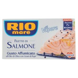 RIO MARE FILETTI SALMONE AFFUMICATO 125 GR RIO MARE FILETTI SALMONE AFFUMICATO 125 GR