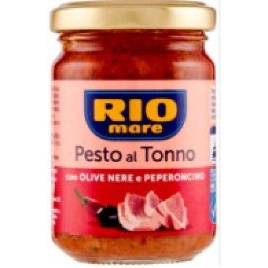 RIO MARE PESTO OLIV/PEPER.130G RIO MARE PESTO OLIV/PEPER.130G