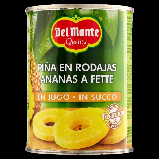 DEL MONTE ANANAS NATURALE FETTE 565 GR