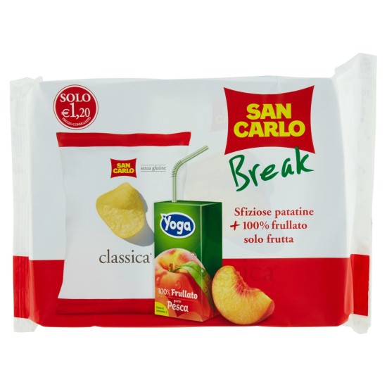 SAN CARLO BREAK PATATINE E SUCCO 150 GR 