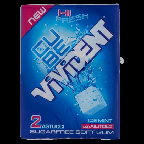 VIVIDENT CUBE ICE BL.MINT 3X24