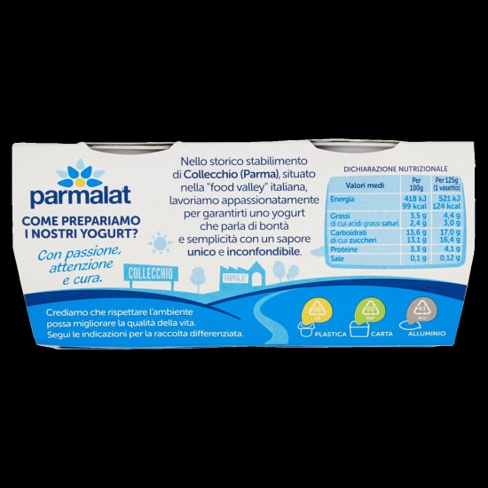 PARMALAT YOGURT INT.FRAG.GR125X2