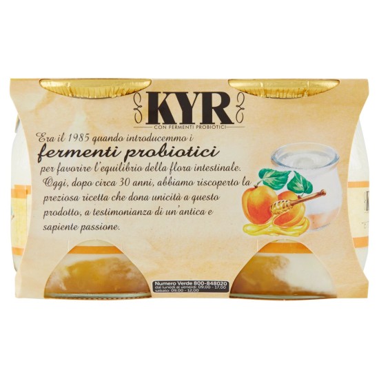 PARMALAT KYR YOGURT ALBICOCCA&MIELE 2x125g