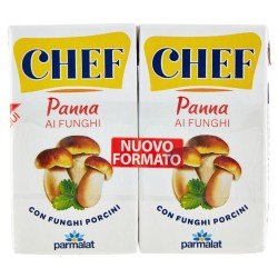 PARMALAT CHEF PANNA AI FUNGHI PORCINI 2X125ml PARMALAT CHEF PANNA AI FUNGHI PORCINI 2X125ml