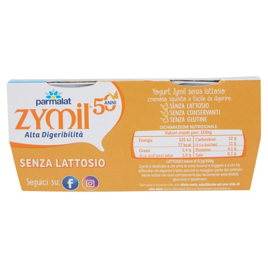 PARMALAT YOGURT ZYMIL CAFFÈ 2x125g