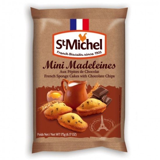 ST MICHEL MINI MADELINES CIOCCOLATO GR 175 ST MICHEL MINI MADELINES CIOCCOLATO GR 175