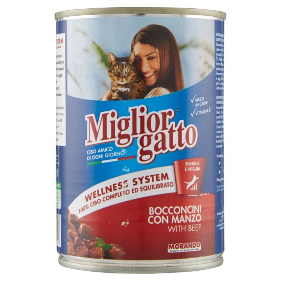 MIGLIOR GATTO BOCCONCINI 400 GR MANZO