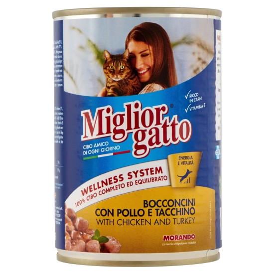 MIGLIOR GATTO BOC.400GR POL/TA