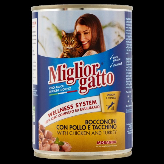 MIGLIOR GATTO BOC.400GR POL/TA