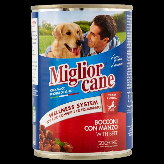 MIGLIOR CANE BOC.400GR MANZO