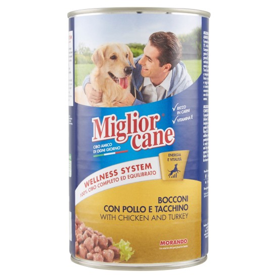 MIGLIOR CANE BOCCONCINI 1250 GR POLLO E TACCHINO