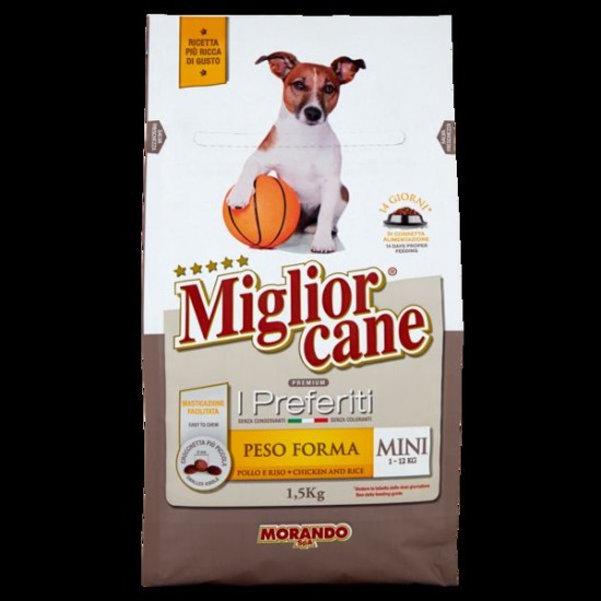 MIGLIORCANE I PREFETTI MINI POLLO E RISO KG 1,5