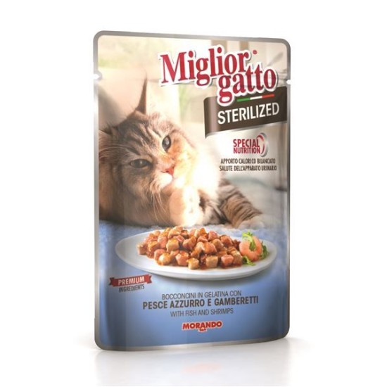 MIGLIOR GATTO BOCC.BUSTA 85GR PESCE/GAMB