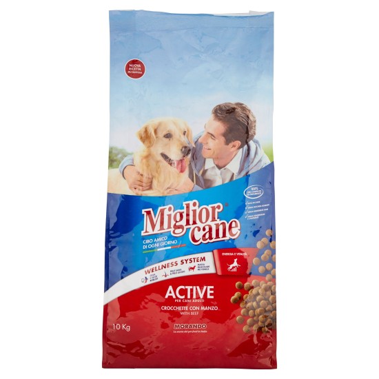 MIGLIOR CANE CROCCANTINO 10 KG MANZO  