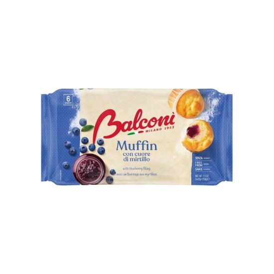 BALCONI MUFFIN MIRTILLI X 6 BALCONI MUFFIN MIRTILLI X 6