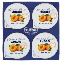 ZUEGG CONFETTURE ALBICOCCHE CONFEZIONE DA 4 PER 25 ZUEGG CONFETTURE ALBICOCCHE CONFEZIONE DA 4 PER 25
