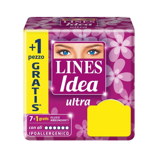 LINES IDEA ULTRA FLUSSI ABBONDANTI CONFEZINE DA 7