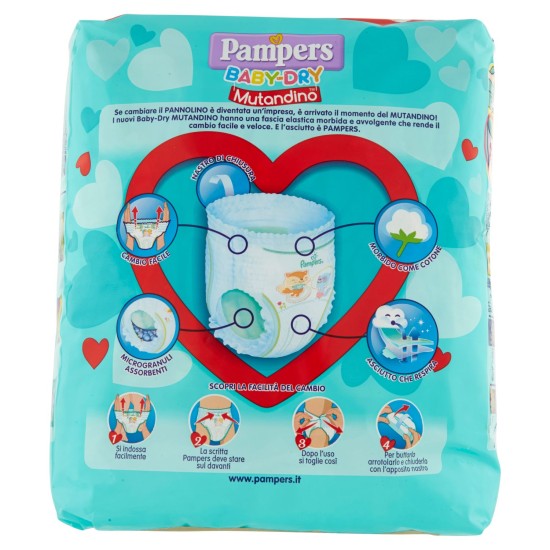 PAMPERS BABYDRY MUTAND.MAXI   