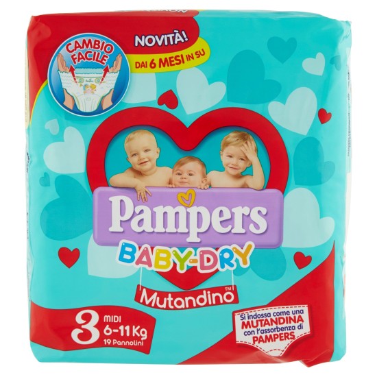 PAMPERS BABYDRY MUTAND.MIDI   