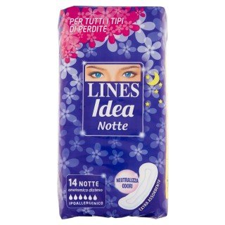 LINES IDEA NOTTE ANATOMICO DISTESO CONFEZIONE DA 14