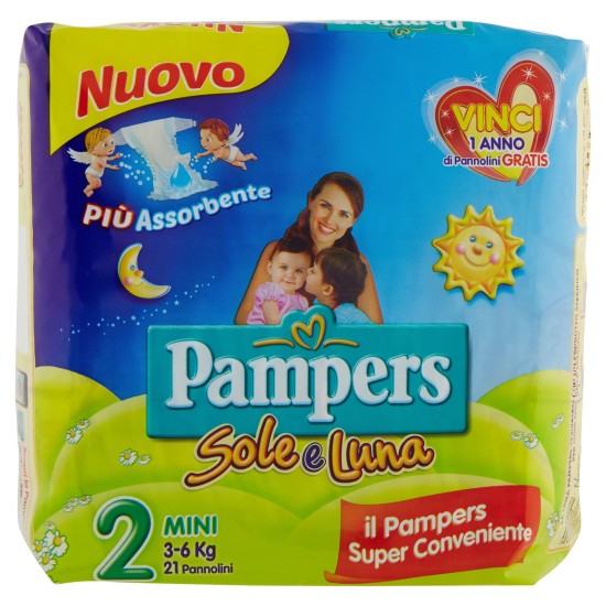 PAMPERS SOLE&LUNAMINI X 21