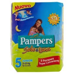 PAMPERS SOLE&LUNA*JUNIOR X 15