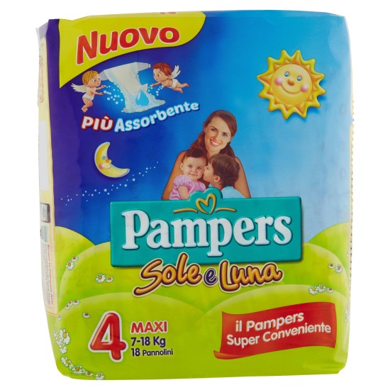 PAMPERS SOLE&LUNAMAXI X 18