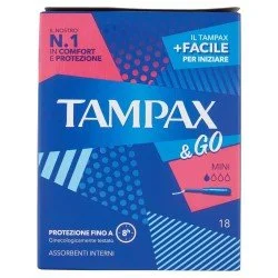 TAMPAX & GO 18PZ MINI TAMPAX & GO 18PZ MINI