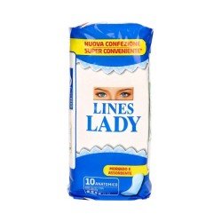 LINES LADY ANATOMICO CONFEZIONE DA 10 LINES LADY ANATOMICO CONFEZIONE DA 10