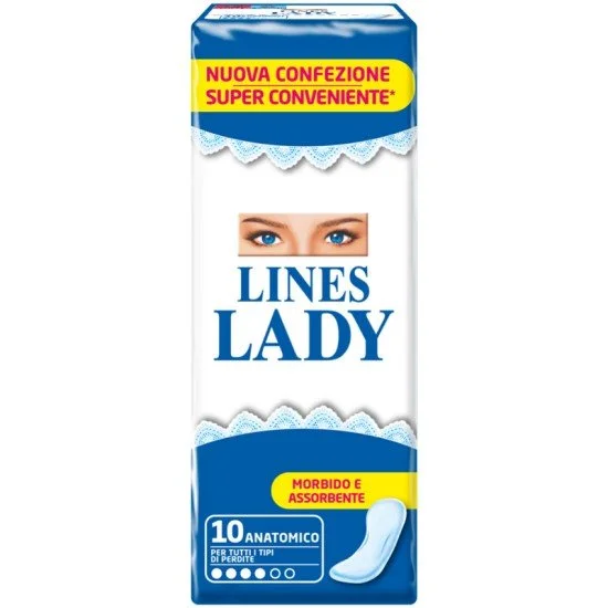 LINES LADY ANATOMICO CONFEZIONE DA 10