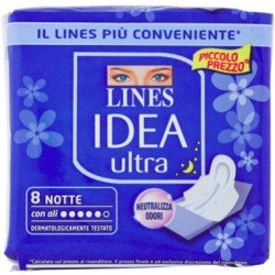 LINES IDEA ULTRA NOTTE ALI CONFEZIONE DA 8 LINES IDEA ULTRA NOTTE ALI CONFEZIONE DA 8