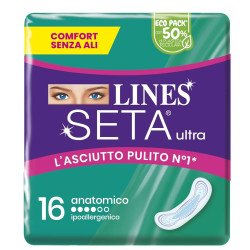 LINES SETA ULTRA ANATOMICO CONFEZION DA 16 LINES SETA ULTRA ANATOMICO CONFEZION DA 16