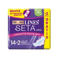 LINES SETA ULTRA ALI CONFEZIONE DA 14+2 LINES SETA ULTRA ALI CONFEZIONE DA 14+2