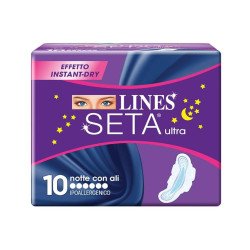 LINES SETA ULTRA NOTTE ALI CONFEZIONE DA 10 LINES SETA ULTRA NOTTE ALI CONFEZIONE DA 10