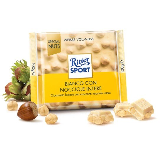 RITTER SPECIAL NUTS BIANCO E NOCCIOLE 