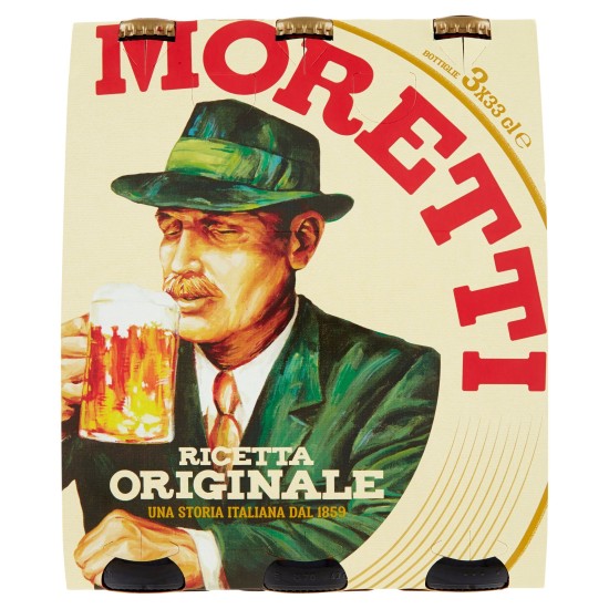 MORETTI BIRRA 3 BOTTIGLIE DA 33 CL