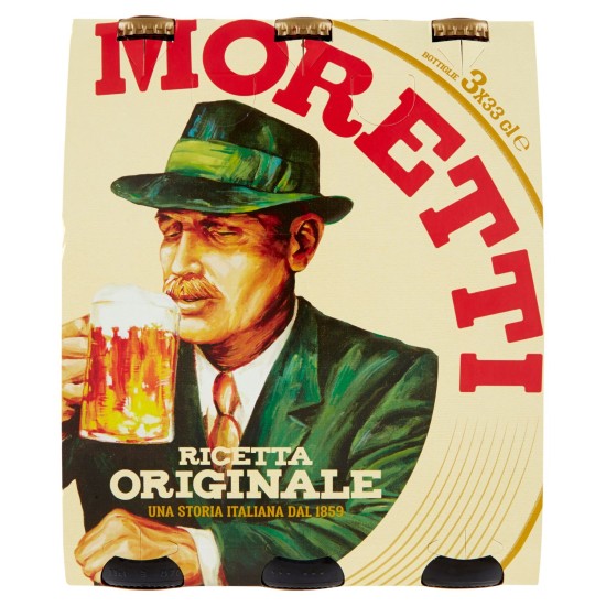 MORETTI BIRRA 3 BOTTIGLIE DA 33 CL