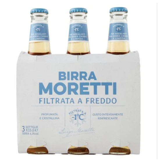 MORETTI BIRRA FAF BOTT.CL.33X3