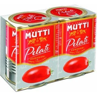 MUTTI POMODORI PELATI CONFEZIONE DA 2 PER 